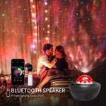 Galaxy Projector Starry Sky Ocean Wave Bluetooth Speaker