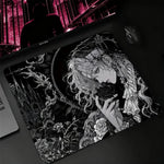 Gaming Mouse Pad Tempered Glass Non-Slip Base Smooth Glide