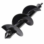Garden Auger Attachment Carbon Steel 17.7 Inch Depth