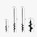 Garden Auger Bit Spiral Design Fits Cordless Drills