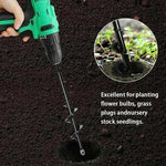 Garden Auger Bit Spiral Design Fits Cordless Drills
