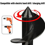 Garden Auger Bit Spiral Design Fits Cordless Drills