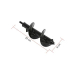 Garden Auger Bits Ergonomic Spiral Rust-Resistant Steel