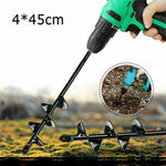 Garden Auger Drill Bit Deep-Drilling Spiral High-Manganese Steel