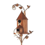 Garden Birdhouse Metal Rust-Resistant Tool-Free Assembly