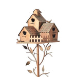 Garden Birdhouse Metal Rust-Resistant Tool-Free Assembly