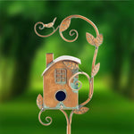 Garden Birdhouse Metal Rust-Resistant Tool-Free Assembly