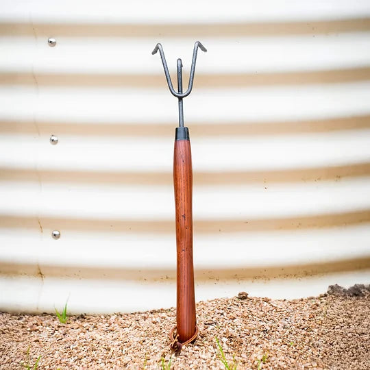 Garden Cultivator Long Handle Coated Steel