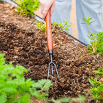 Garden Cultivator Long Handle Coated Steel