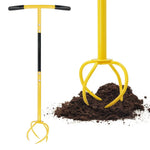 Garden Cultivator Steel Tines Detachable Twist Design