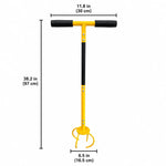 Garden Cultivator Steel Tines Detachable Twist Design