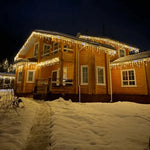 Garden Curtain Lights Weather-Resistant 96 Bright White LEDs