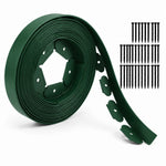 Garden Edging Border Flexible No-Dig With 30 Stakes