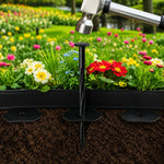 Garden Edging Border Flexible No-Dig With 30 Stakes