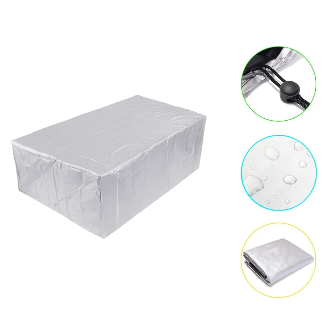 Garden Furniture Cover Water-Repellent UV-Resistant Polyester All-Weather Protection