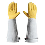 Garden Gloves Extended Forearm Coverage Adjustable Cuffs