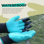 Garden Gloves Integrated Digging Claws Waterproof & Cut Resistant
