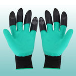 Garden Gloves With Built-In Digging Claws Breathable Fabric Set of 1 Pair