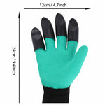 Garden Gloves With Built-In Digging Claws Breathable Fabric Set of 1 Pair