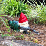 Garden Gnome Statue Hand-Painted Resin Weather-Resistant 4.5 Inch