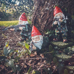 Garden Gnome Statue Military Warrior Design Weatherproof & Fade-Resistant