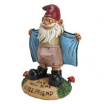 Garden Gnome Statue Resin Engraved Base
