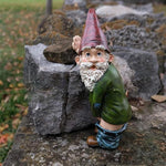 Garden Gnome Statue Resin Urinating Design for Outdoor Decor