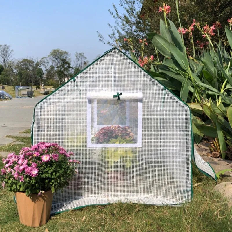 Garden Greenhouse Zippered Access & Ventilation