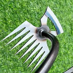 Garden Hoe 8-Tooth Manganese Steel Non-Slip Handle