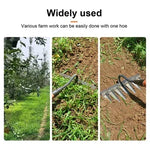 Garden Hoe Carbon Steel Sharp Teeth