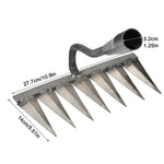 Garden Hoe Carbon Steel Sharp Teeth