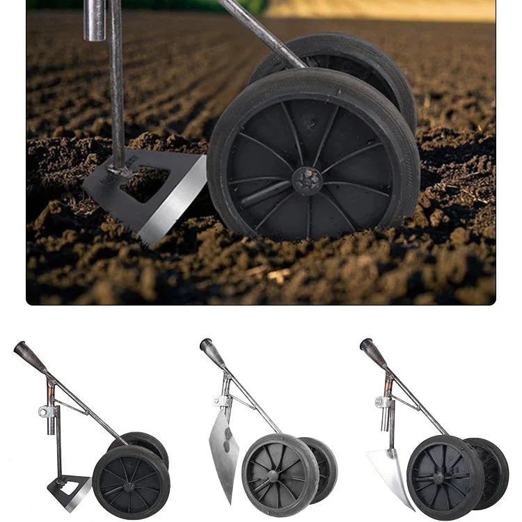 Garden Hoe Hand-Forged Hardened Steel Weeding & Soil Loosening