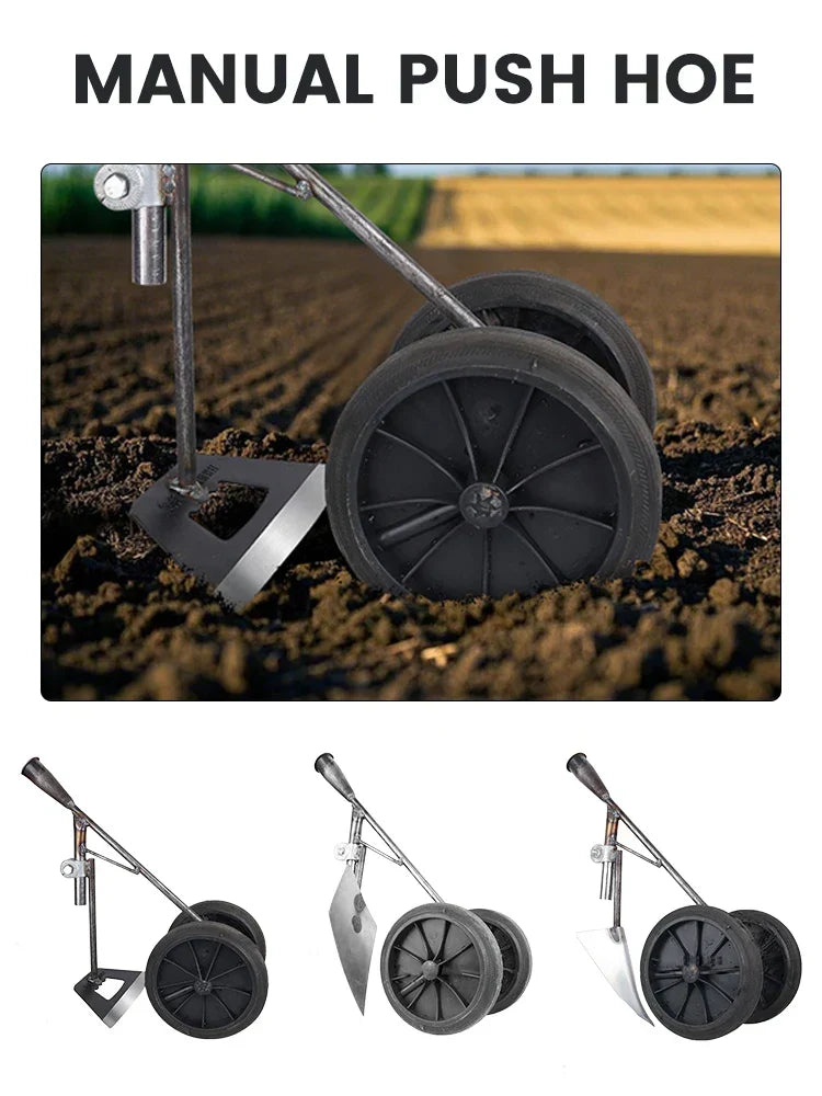 Garden Hoe Hand-Forged Hardened Steel Weeding & Soil Loosening