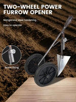 Garden Hoe Hand-Forged Hardened Steel Weeding & Soil Loosening