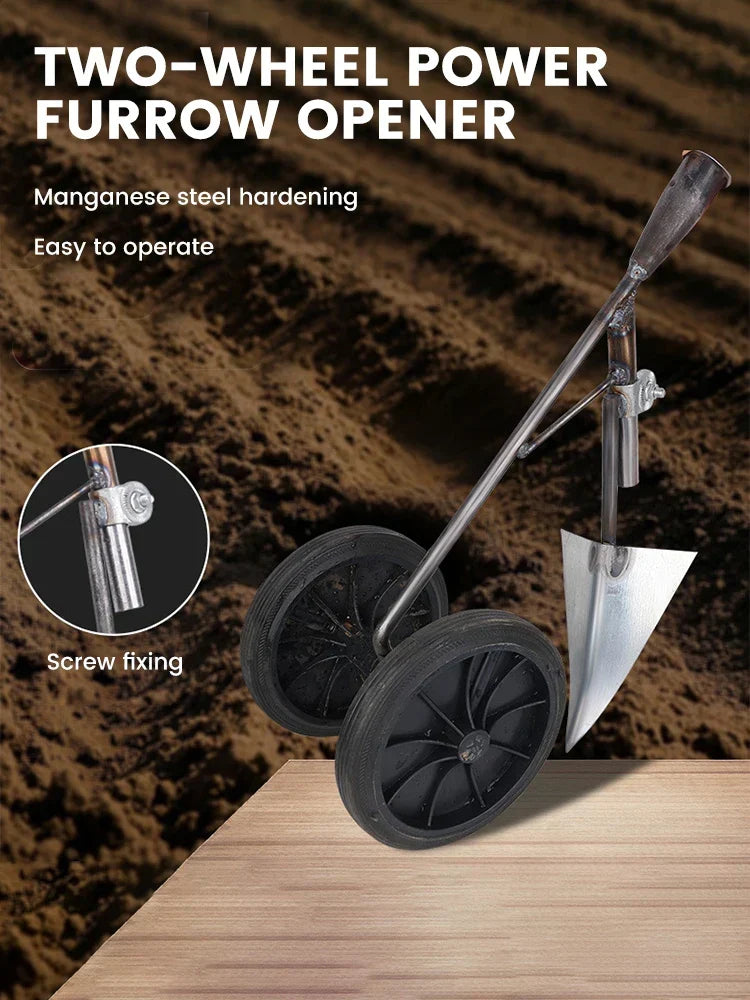 Garden Hoe Hand-Forged Hardened Steel Weeding & Soil Loosening