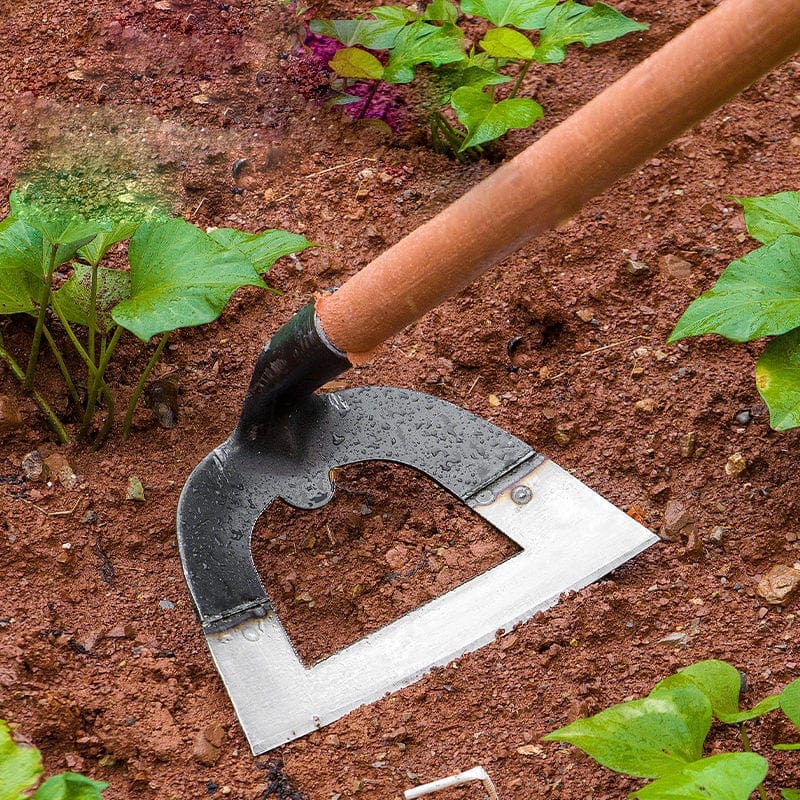 Garden Hoe Hand-Forged Manganese Steel & Lightweight