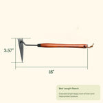 Garden Hoe Multi-Function Steel Head Ash Wood Handle
