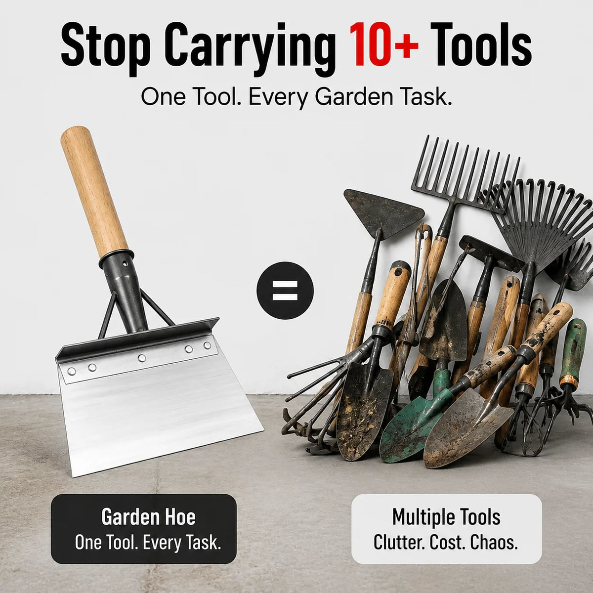 Garden Hoe Scraper Stainless Steel 25 Cm