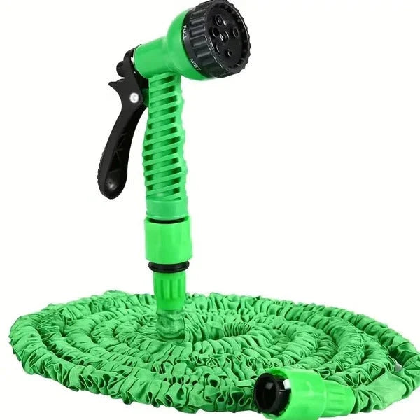 Garden Hose Expandable 50 Ft Kink-Resistant & Multi-Pattern Nozzle