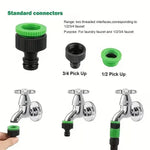 Garden Hose Expandable 50 Ft Kink-Resistant & Multi-Pattern Nozzle