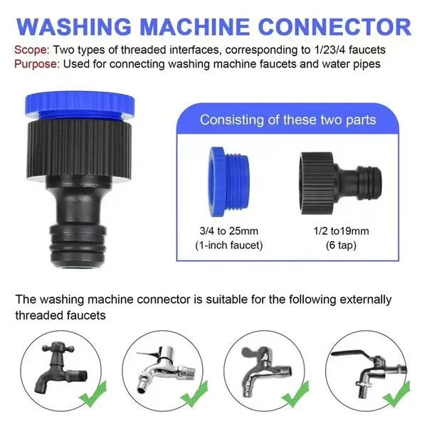 Garden Hose Expandable 50 Ft Kink-Resistant & Multi-Pattern Nozzle