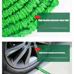 Garden Hose Expandable Kink-Resistant Nozzle & Connectors
