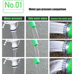 Garden Hose Expandable Kink-Resistant Nozzle & Connectors