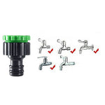 Garden Hose Expandable Kink-Resistant Nozzle & Connectors