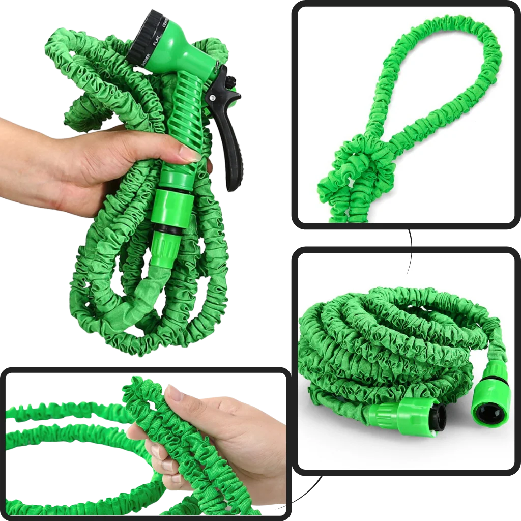 Garden Hose Expandable To 75.5 Ft 7-Pattern Nozzle