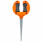 Garden Hose Guide Dual Rollers Metal Stake Plant Protection