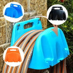 Garden Hose Hanger Wall-Mounted Weather-Resistant Multi-Slot