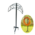 Garden Hose Holder Freestanding Steel Ground Stakes