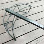 Garden Hose Holder Freestanding Steel Ground Stakes