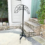 Garden Hose Holder Freestanding Steel Ground Stakes